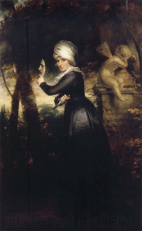 Sir William Beechey Sarah Siddons with the Emblems of Tragedy